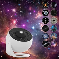 LED Night Light Galaxy proiettore cielo stellato proiettore 360 ° ruota planetario lampada da notte per camera bambini decorativi regalo per bambini