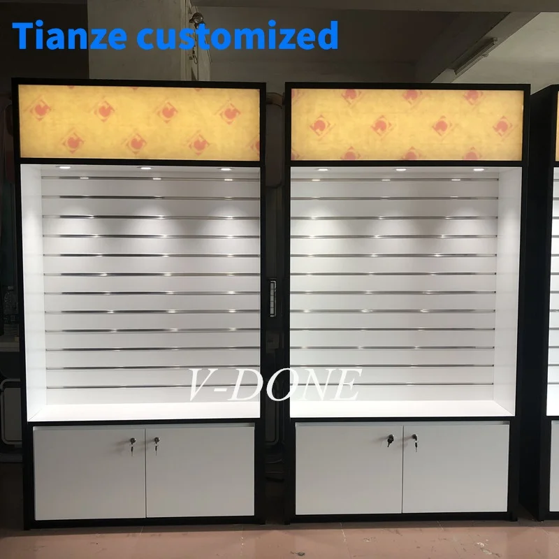 [Customized]Standard and customized smoke shop display showcases glass smoke shop showcase glass display showcase