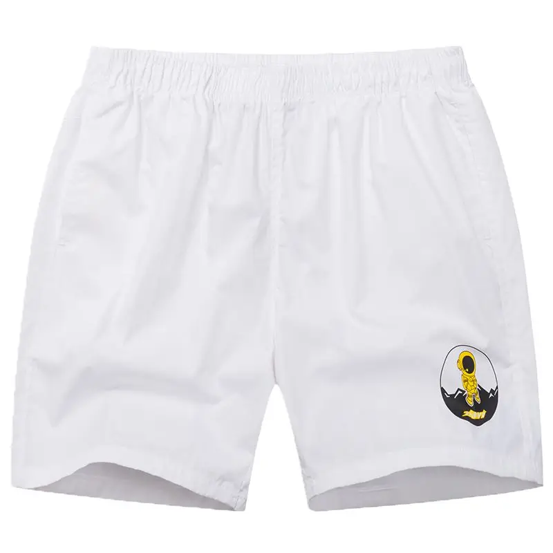 Men's Summer Casual Beach Shorts Loose Casual Sports Pants Home Graphic Letter Printed Fashion Running Pants Sweatpants