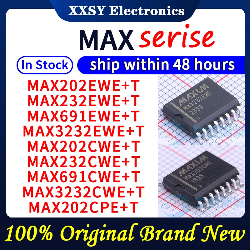 

MAX202EWE+T MAX232EWE+T MAX691EWE+T MAX3232EWE+T MAX202CWE+T MAX232CWE+T MAX691CWE+T MAX3232CWE+T MAX202CPE+T MAX232CPE+T New
