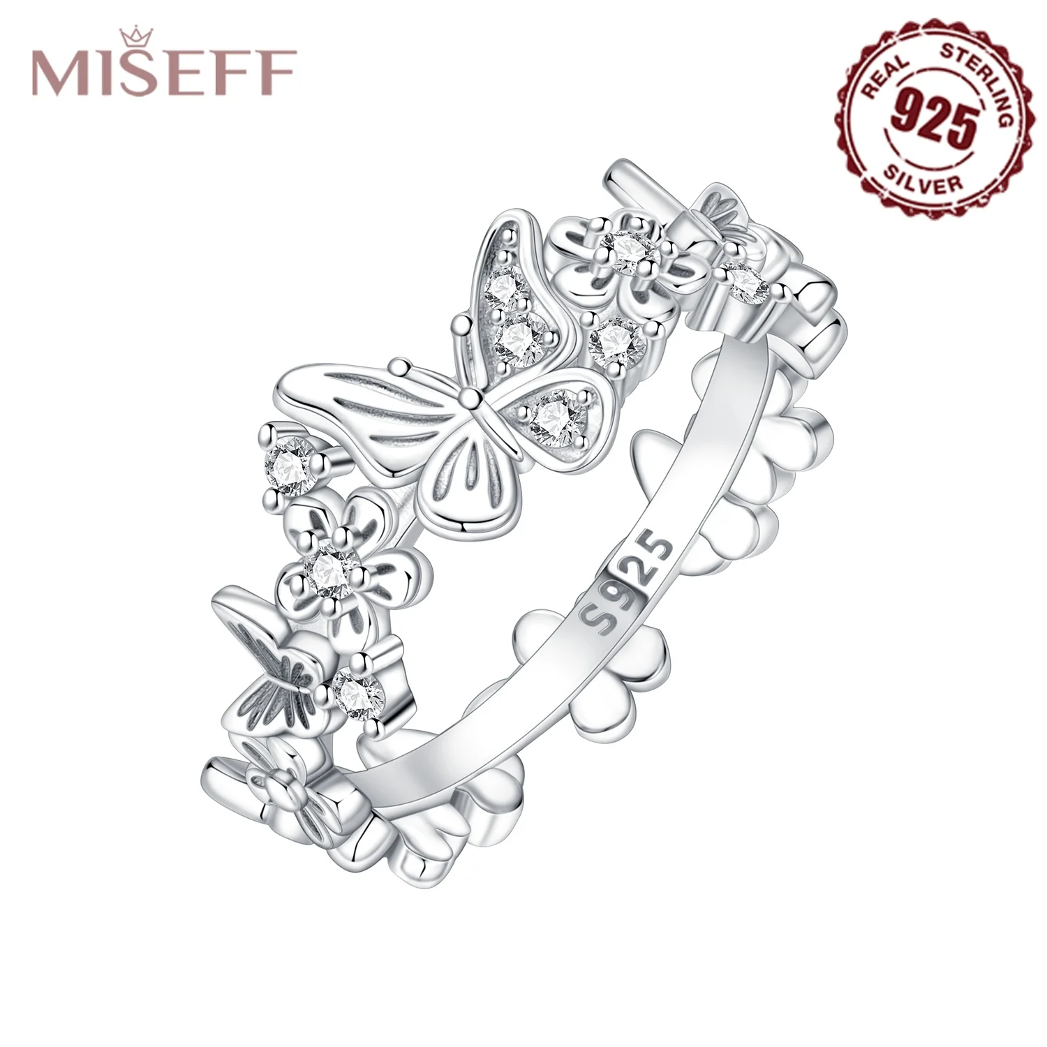 Women's Versatile S925 Sterling Silver Fashion Ring