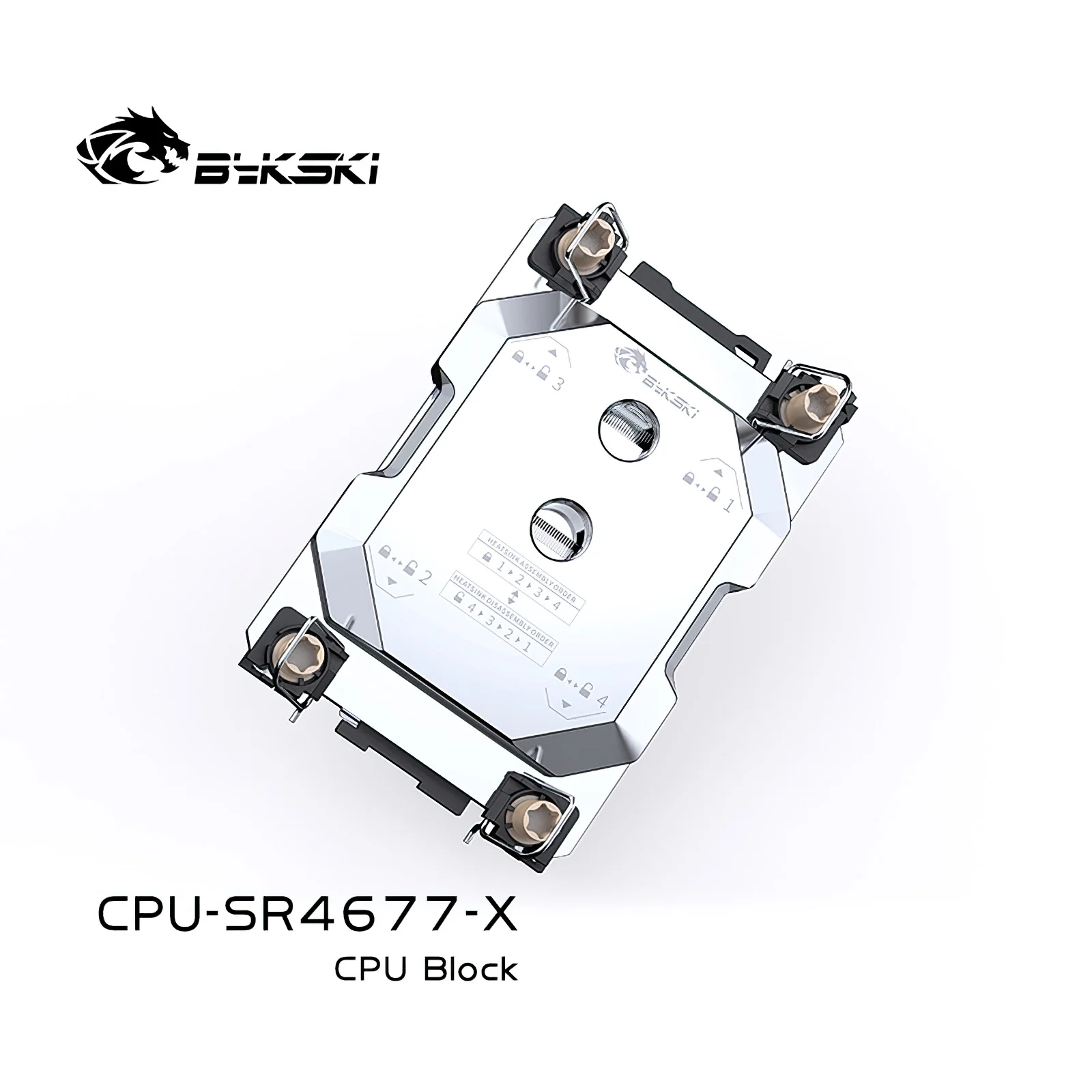 Bykski CPU Liquid Water Cooling Block Cooler for Intel LGA4677 CPU-SR4677-X