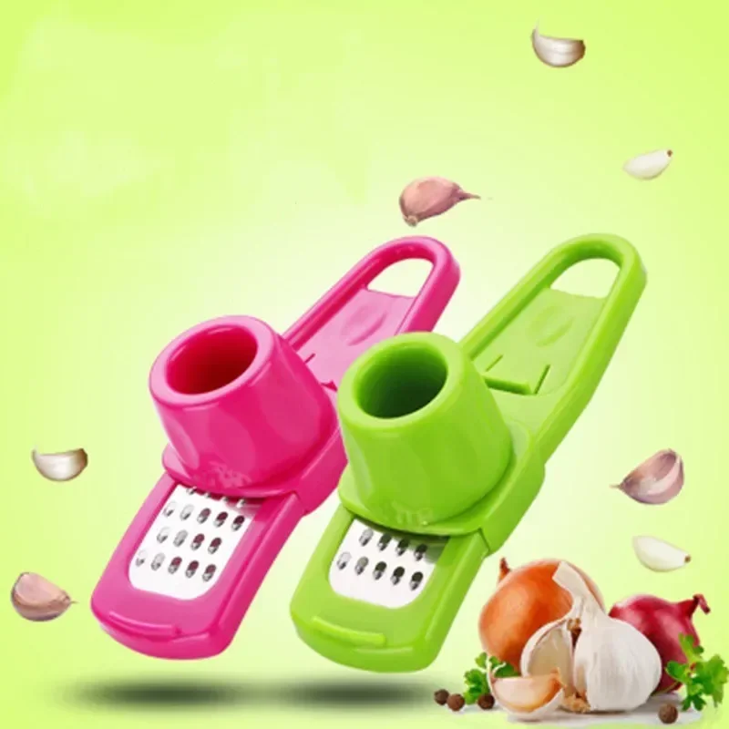 Ginger Garlic Crusher Press Garlic Grinding Grater Cutter Peeler Manual Garlic Mincer Chopping Tool Kitchen Accessories