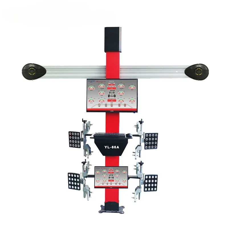 

Automobile 3D Four-Wheel Aligner Single Screen Four-Column Large Shear Lifting Machine Auto Repair Equipment