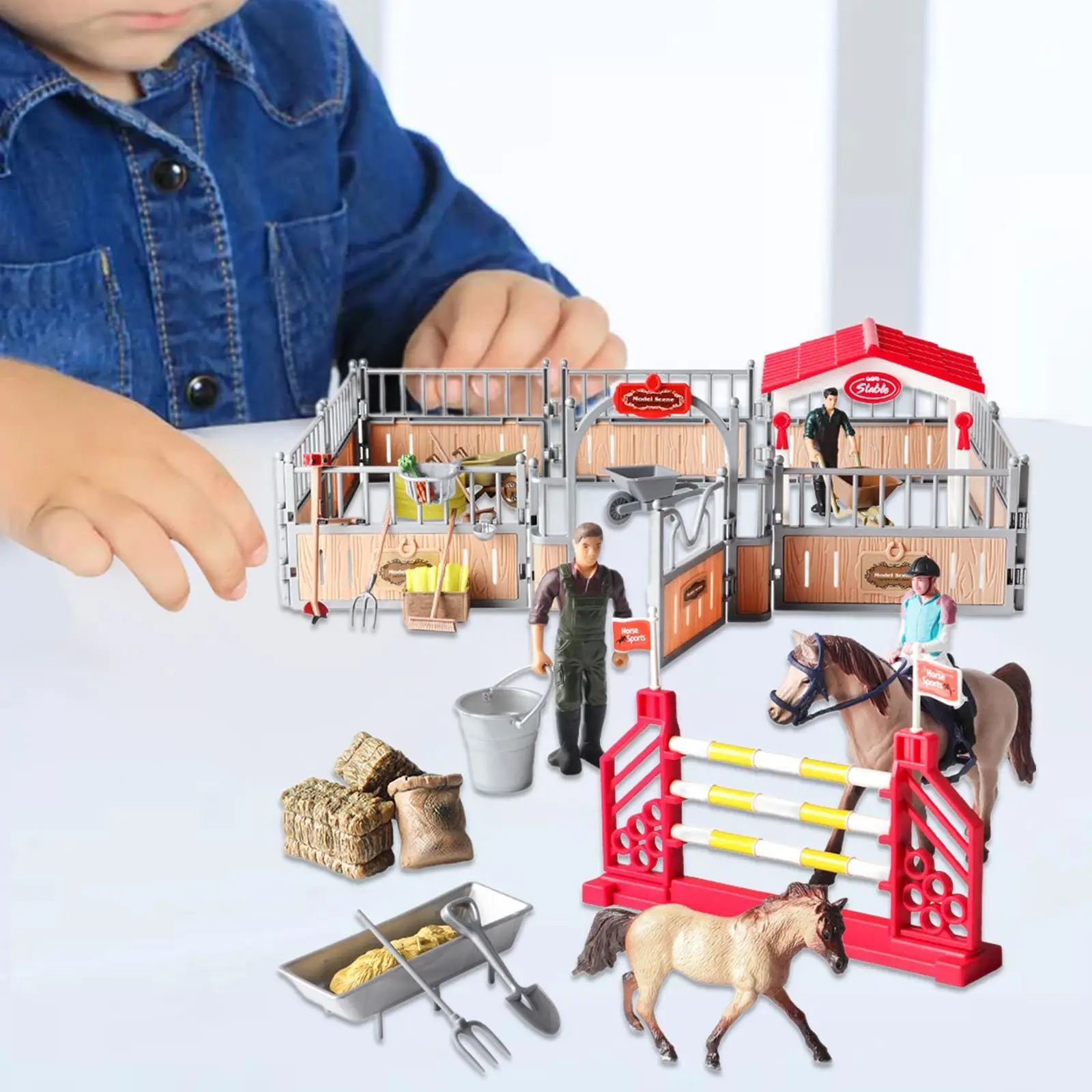 

Horse Playset Toy Barn Toy for Ages 3 4 5 6 7 8 Years Old Kids Baby