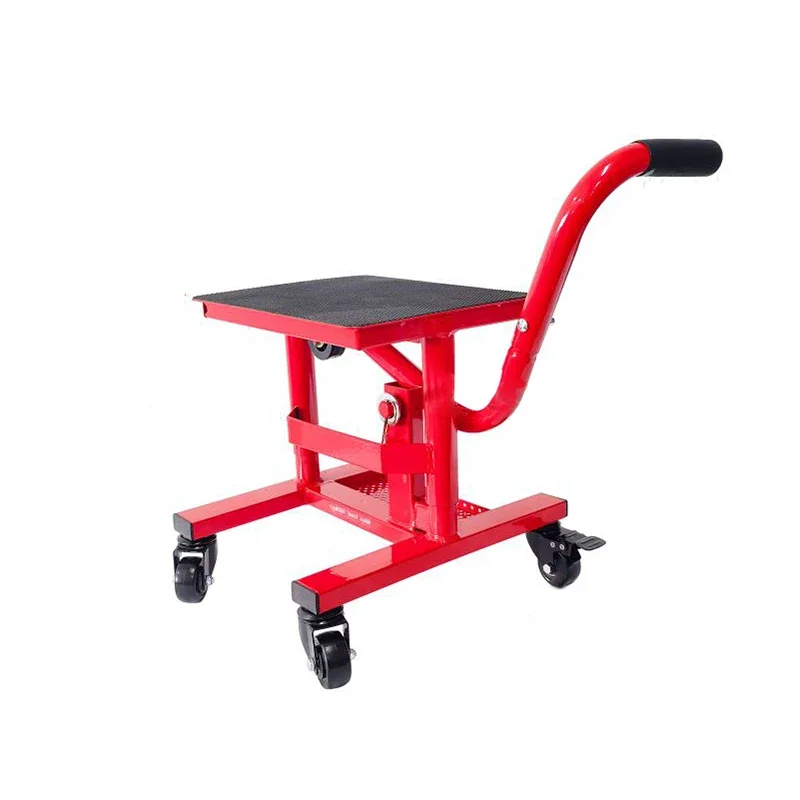 

Motorcycle Lift Stand & Repair Stand, Adjustable Dirt Bike Work Stand Stable Support for Maintenance/Cleaning Universal Fit