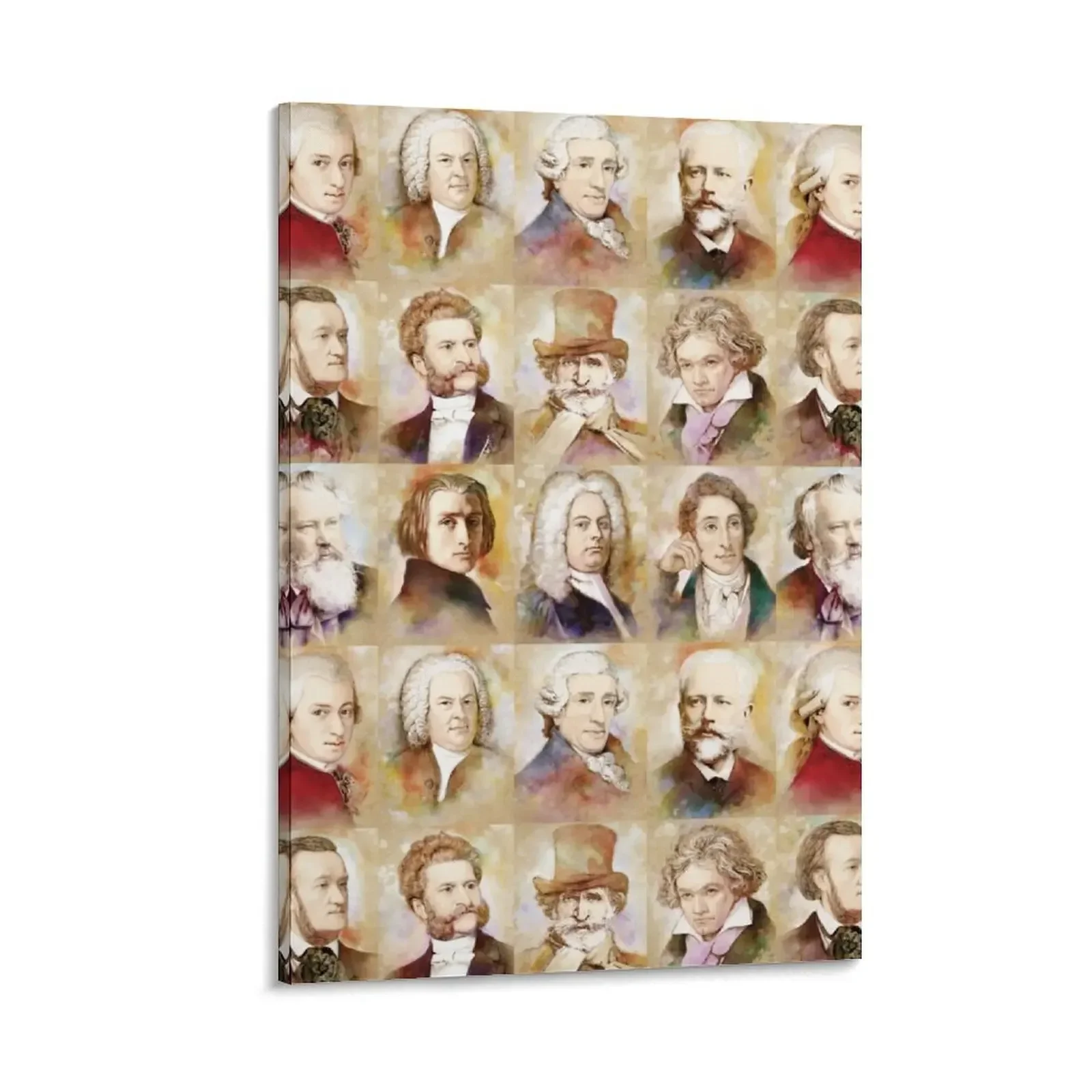 

Composers: Mozart, Bach, Beethoven and more Canvas Painting posters wall decor