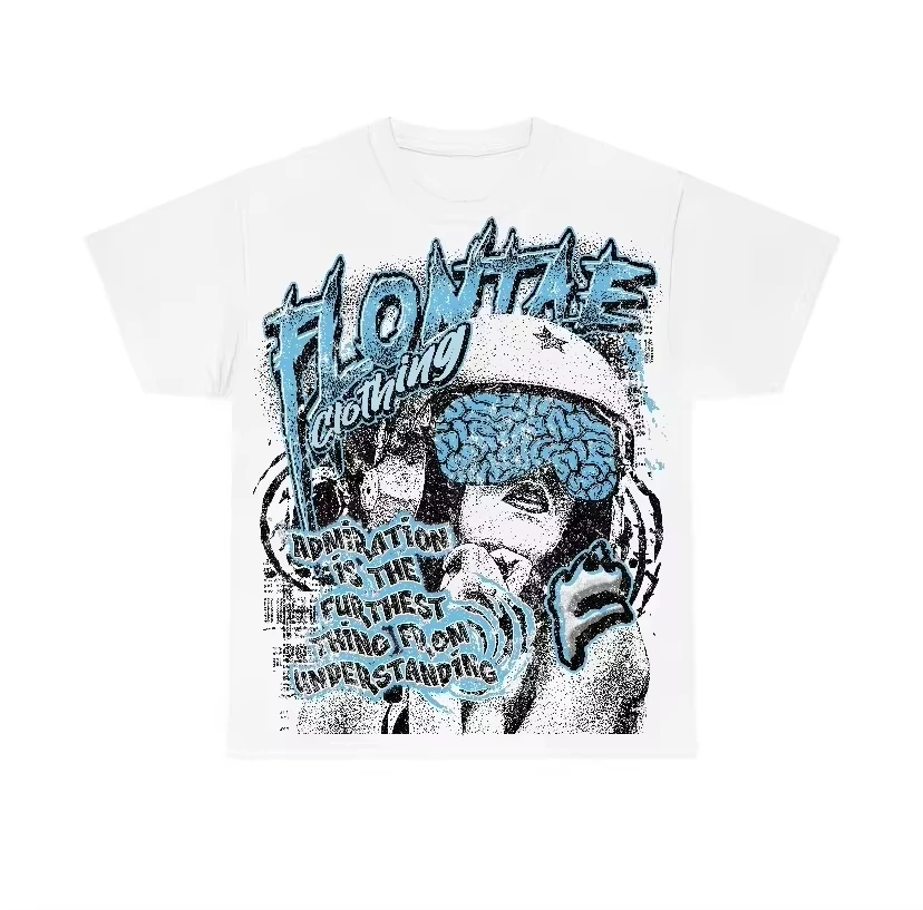 Anime Storm Girl Y2k Street Trendy Brand T-Shirt Cotton Graphic Tee Men Women Summer Streetwear