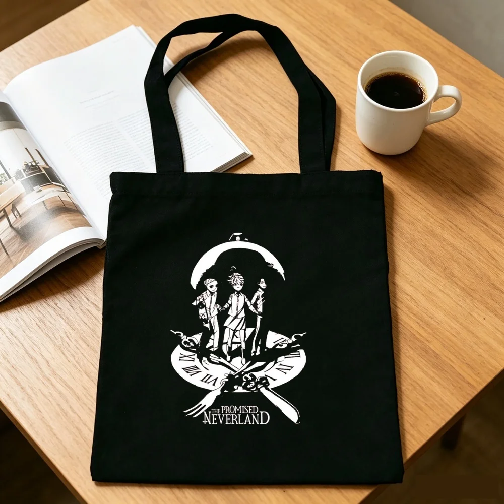 the Promised Neverland tote bag shopping canvas  einkaufstasche torba na zakupy shoulder  woman