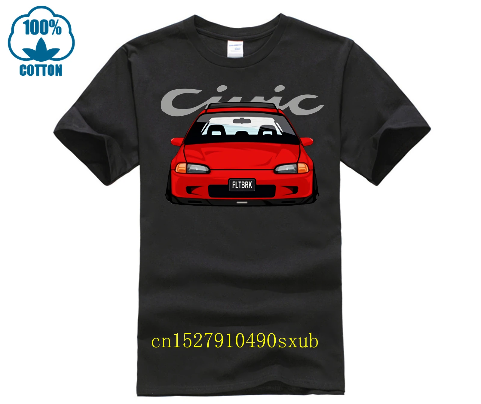 NEW T SHIRT CIVIC EG 1991 1995 FIFTH GENERATION CUSTOM cotton Base Shirt Mens High Quality