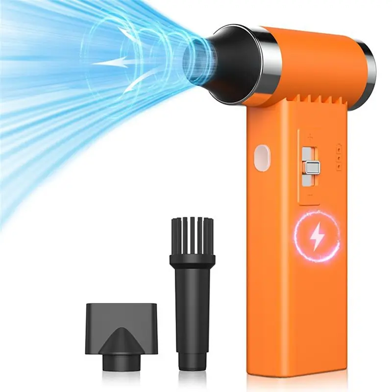 

Портативный ручной турбовентилятор, жестокий бесщеточный вентилятор для выдувания пыли на открытом воздухе/надувания и чистки автомобиля-AS97