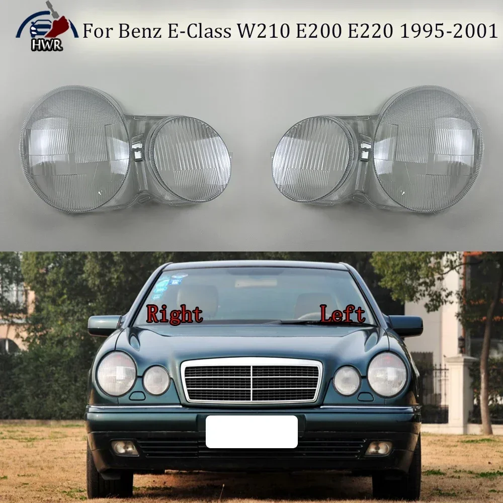 

Для Benz E-Class W210 E200 E220 1995-2001 крышка передней фары корпус лампы прозрачный абажур линза из плексигласа