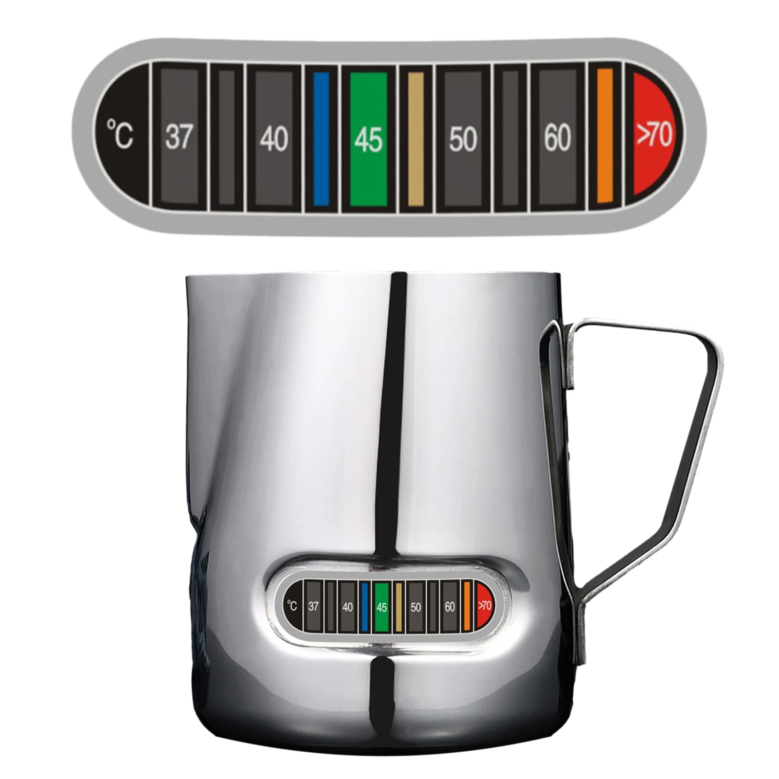 Milk Water Coffee Food Thermometer 0-70℃ Cup Kettle Liquid Temperature Tester Discoloration Sticker For Home Kitchen Indoor