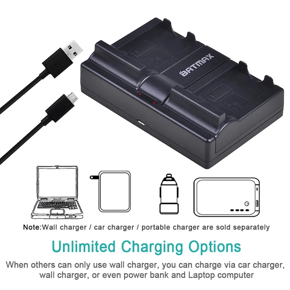 Batmax CR-V3 CR V3 بطارية 2100mAh + شاحن مزدوج لـ Kodak EasyShare C340 C310 C433 CW330 C875 Zoom CD50 CX7530 DX6440 D4104