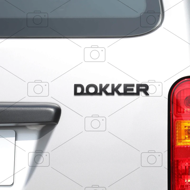 Car Metal Body For Dacia Dokker Logo Dci Camper Van Letter Decals Styling Badge Trunk Fender Emblems Sticker Accessories view 6
