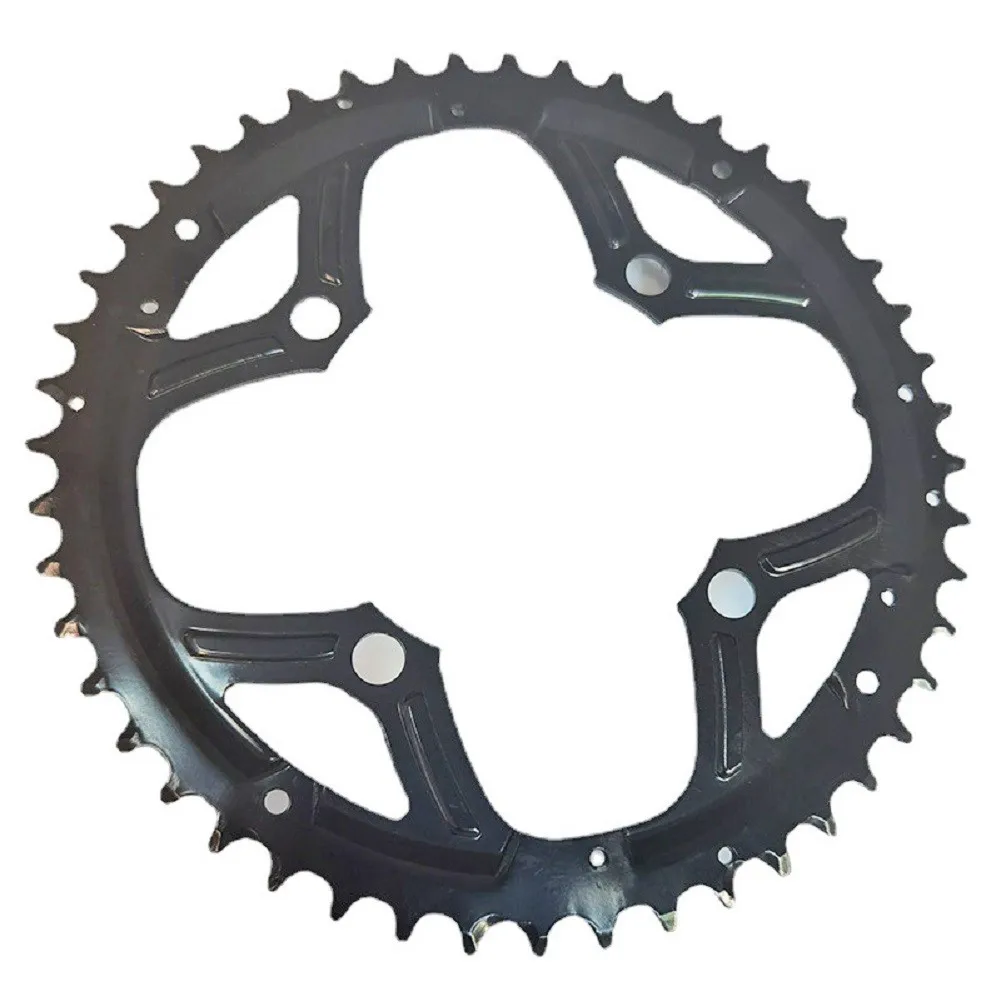 104 BCD 48T 7/8/9 Speed Road Bike Bicycle Chainring Dish MTB Bike Black Steel Chainring Bicycle Chainwheel Crankset Bike Parts