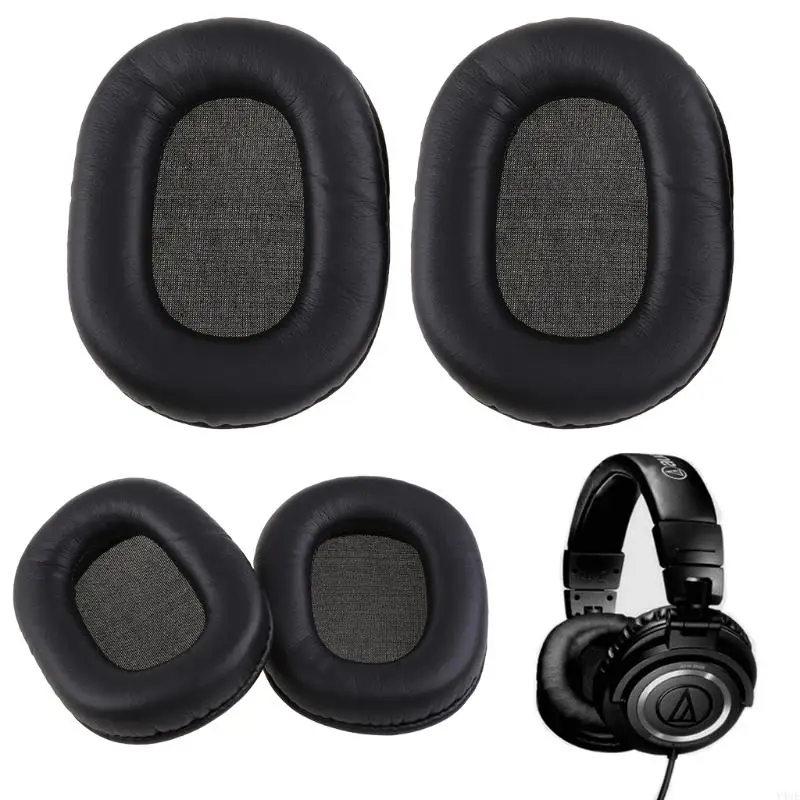 وسادة الأذن بديلة y4ue لتكنسيكا ATH-M50S M20 M30 ATH-SX1