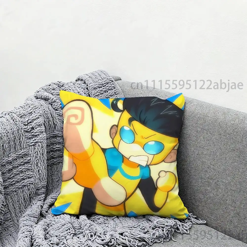 I-InvincibleS Throw Pillow Case Decoration Bed Custom Square Pillowcase Pad Cover
