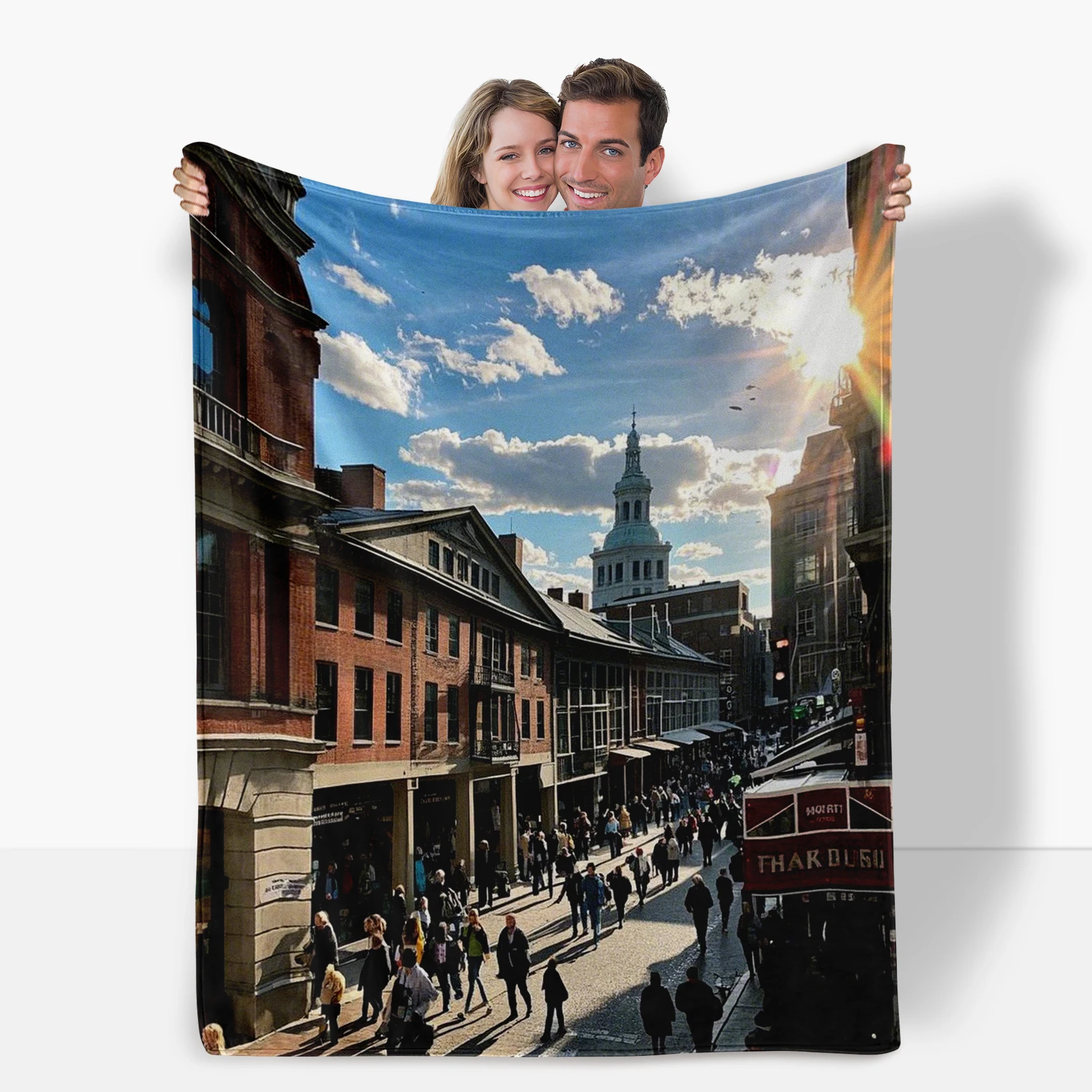 Warm Inviting Blanket Combines Traditional Craftsmanship With Modern Design Inspired By Historic American City Streets