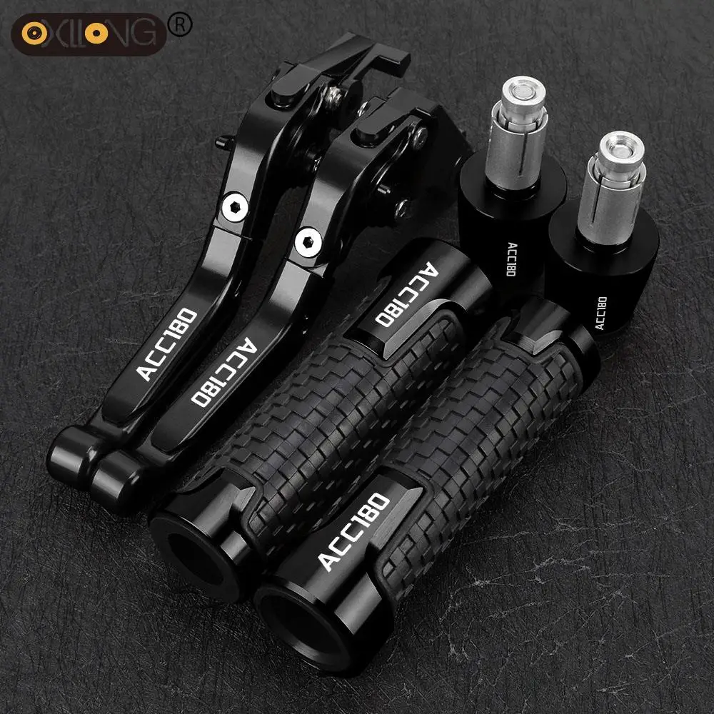 

For KYMCO ACC180 /ACC150 ACC 180 150 Motorcycle Adjustable Brake Clutch Levers Handlebar Grips Ends Motor Accessries Parts