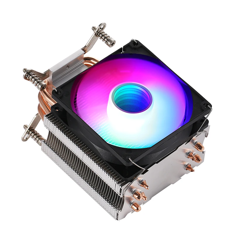 Desktop Computer CPU Efficient Cooler with Pure Copper 2/4/6 Heat Pipes Quiet PWM Cooling Fan Install LGA2011 115x 1200 1700 X99 view 5