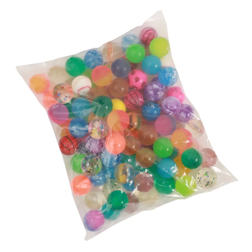 

50 Pcs Bouncy Balls for Kids Children Bouncing Toy Bounce Game Stress Reliever Small