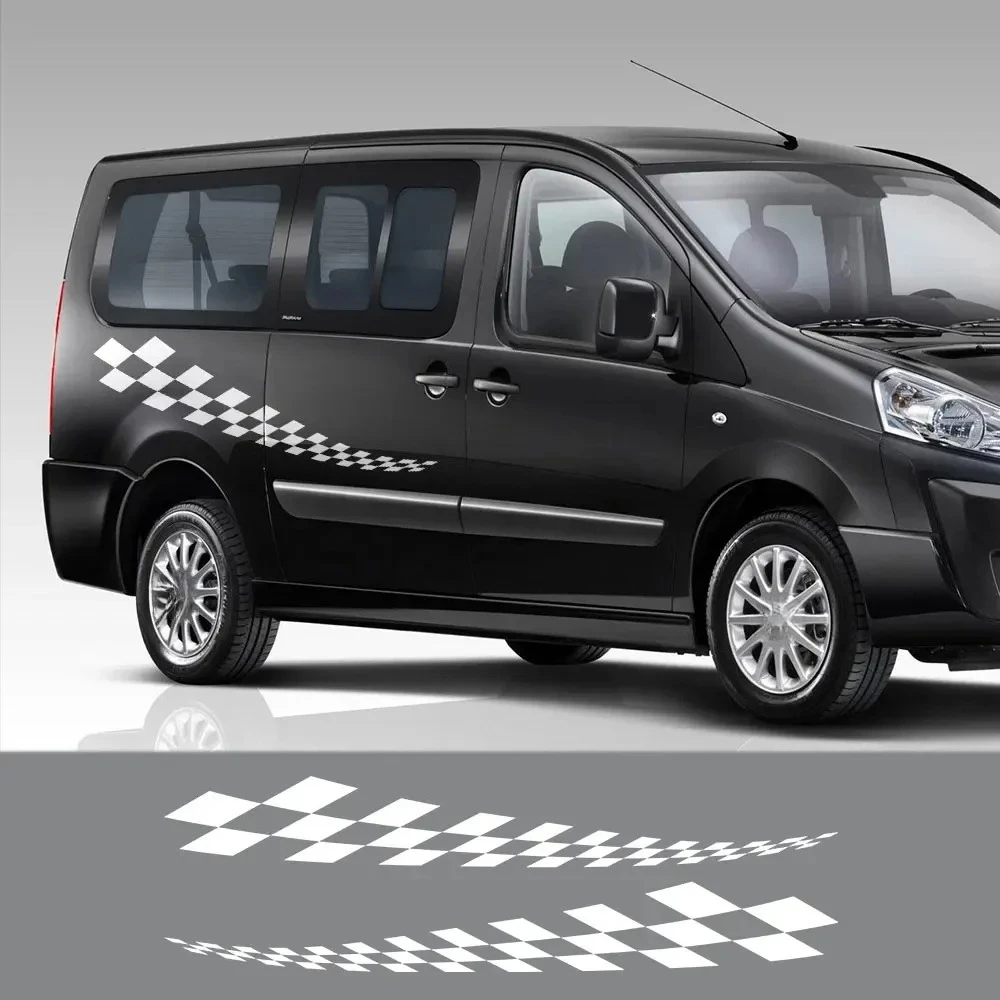 Für Fiat Scudo Autotür-Seiten Racing Sport Styling Vinyl-Folienaufkleber Auto-Karosserie-Dekoration PVC-Aufkleber Tuning-Zubehör