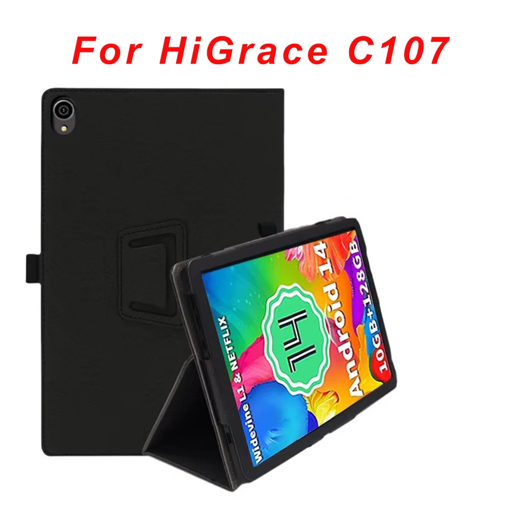 For HiGrace C107 Leather Magnetic All Inclusive Fall Protection Cover Case For HiGrace C107 10.1 Inches Full Cover Tablet Case