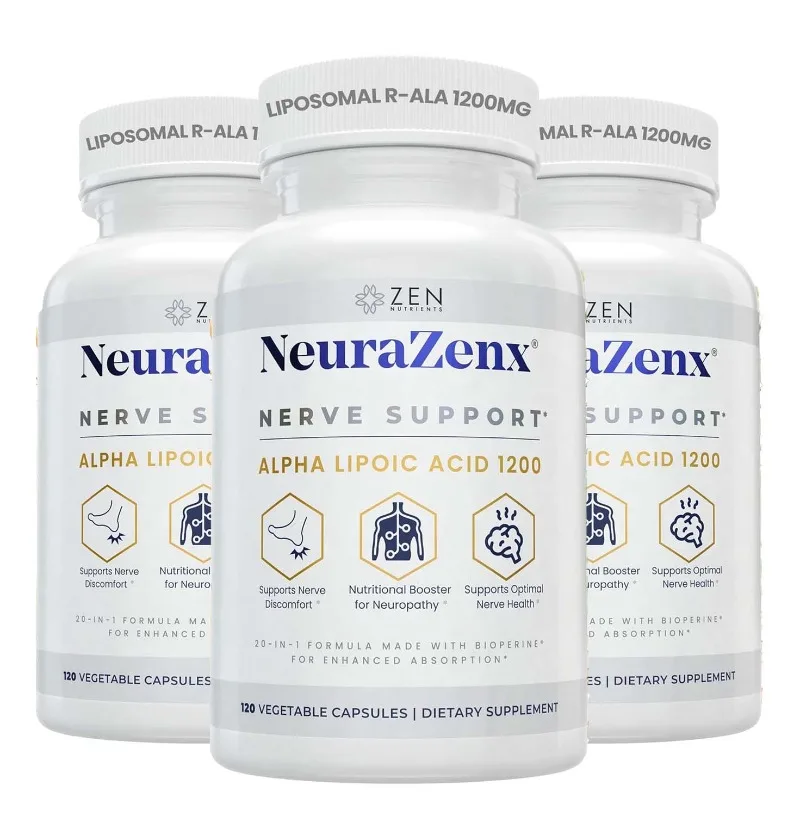 

Nerve Support - Help Joint Health,Restore Mobility, Promote Sleep,Support Nerve & Bone Health - 120 Capsules