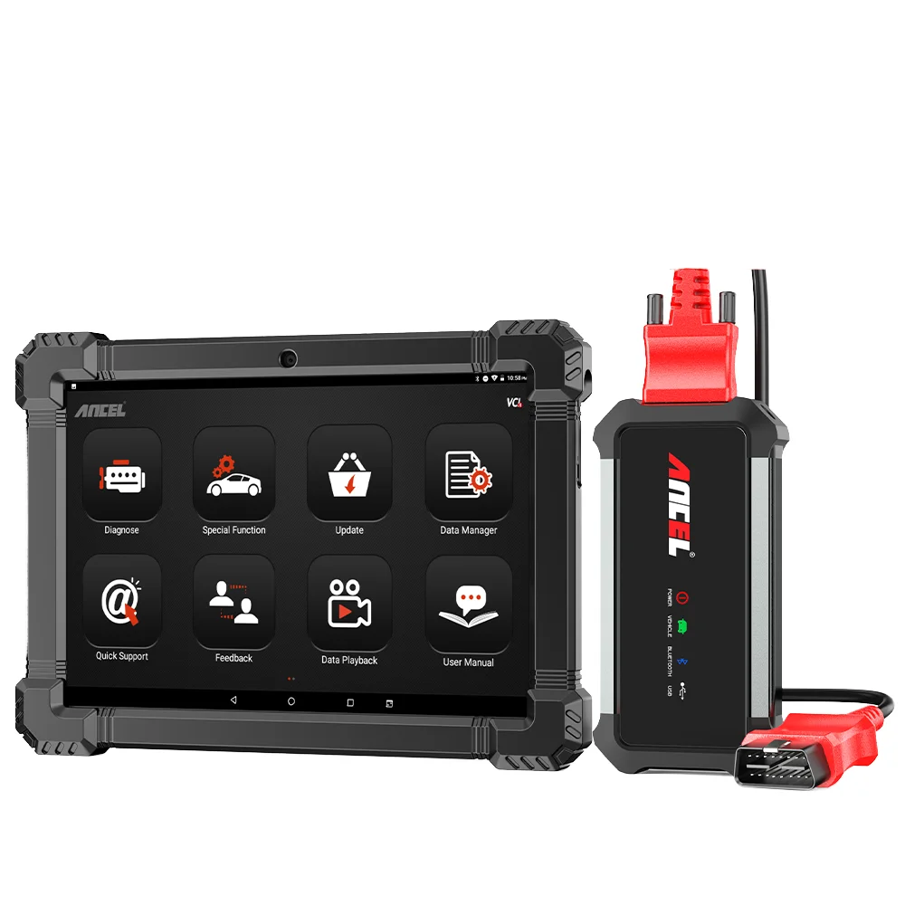

For 2025 ANCEL X7 OEM ODM 10-Inch Engine Analyzer Check IMMO Screen BT WiFi Update Diagnostic Tools All System Scanner