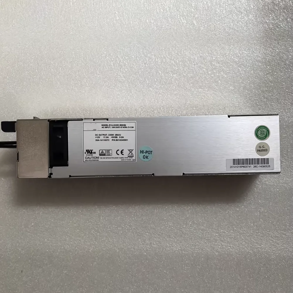 مصدر طاقة الخادم الزائد بقدرة 220 وات R1U-2220V