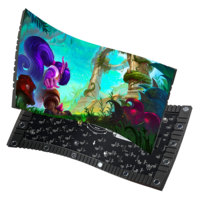 P2 Indoor Soft Full Color Flexible LED Display Panel 320x160mm 160x80 Pixels LED Matrix RGB Panel