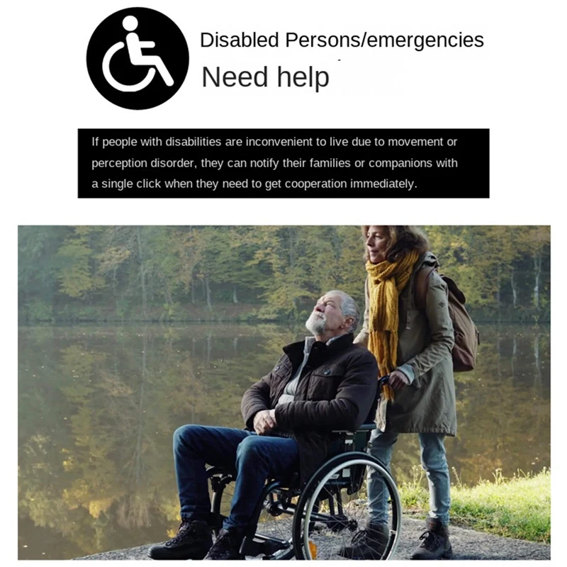 Pager Wireless Call Button Pager Wireless Door Bells 5 Gear 300M For /Elderly/Patient/Disabled/Pregnant Woman