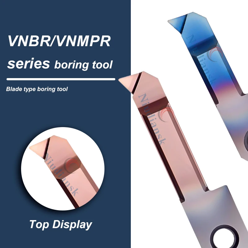 CNC Small Aperture Boring Tool VNMPR 6R0.2 L15 KT20-VNBR0515-01S Blade Type Small Diameter Boring Tool Internal Groove Knife