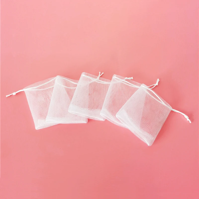 1/3/5PCS Cleanser Handmade Soap Foaming Mesh Antibacterial Cleansing Mesh Delicate Foaming Face Wash Facial Care Tool