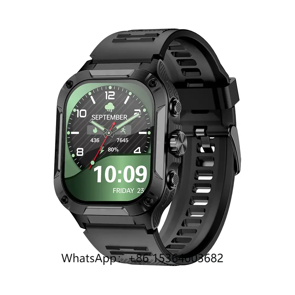 

1,96-дюймовый Amoled большой экран для занятий спортом на открытом воздухе GPS 5 атм водонепроницаемые спортивные умные часы LG105