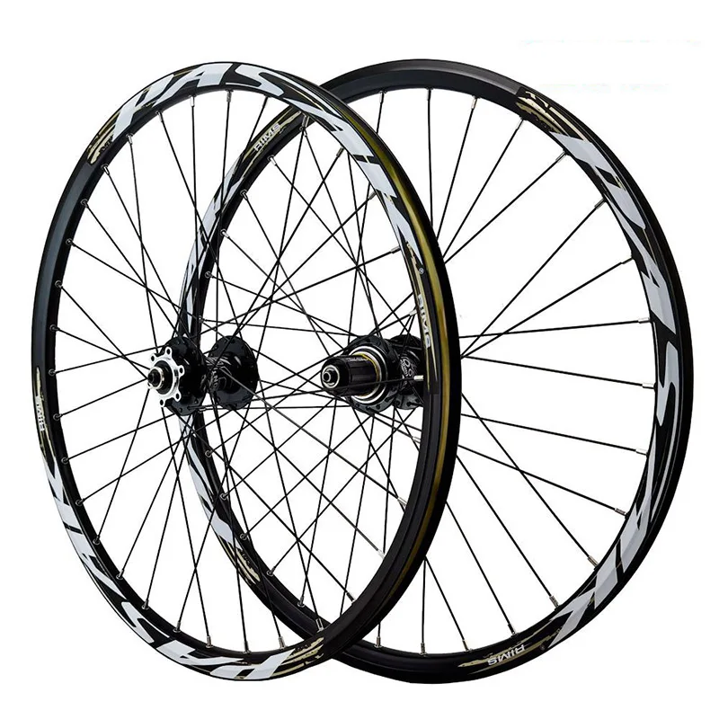 MTB Bicycle wheel Mountain bike 24 inch Alloy wheel set front 2 rear 4 bearings 8-12 speed 6 nails 32H Disc brake MTB wheels