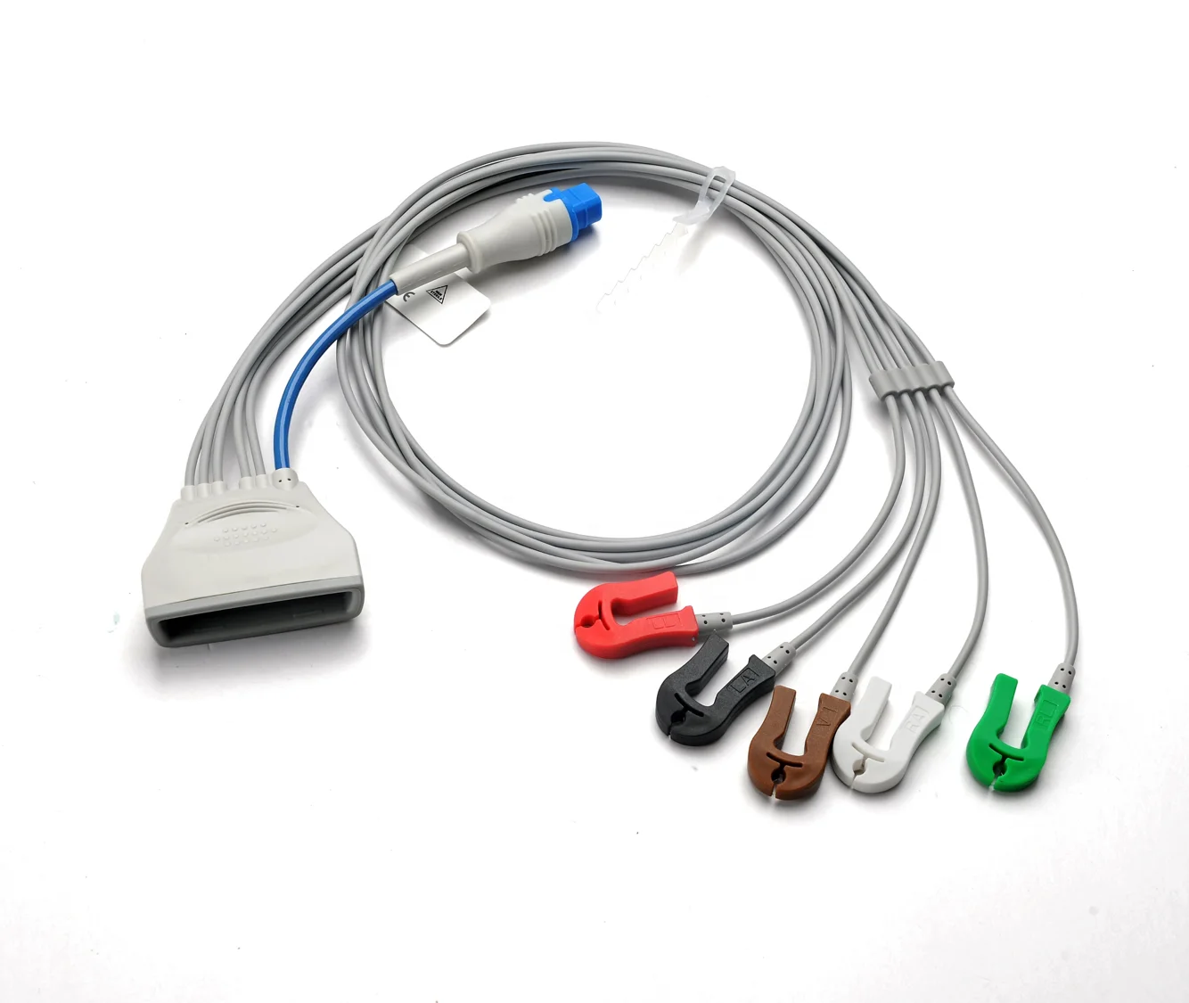 

compatible with Phillipps/Sage ECG Telemetry Leadwire, 5-lead Grabber IEC ECG Leadwire cable For patient use