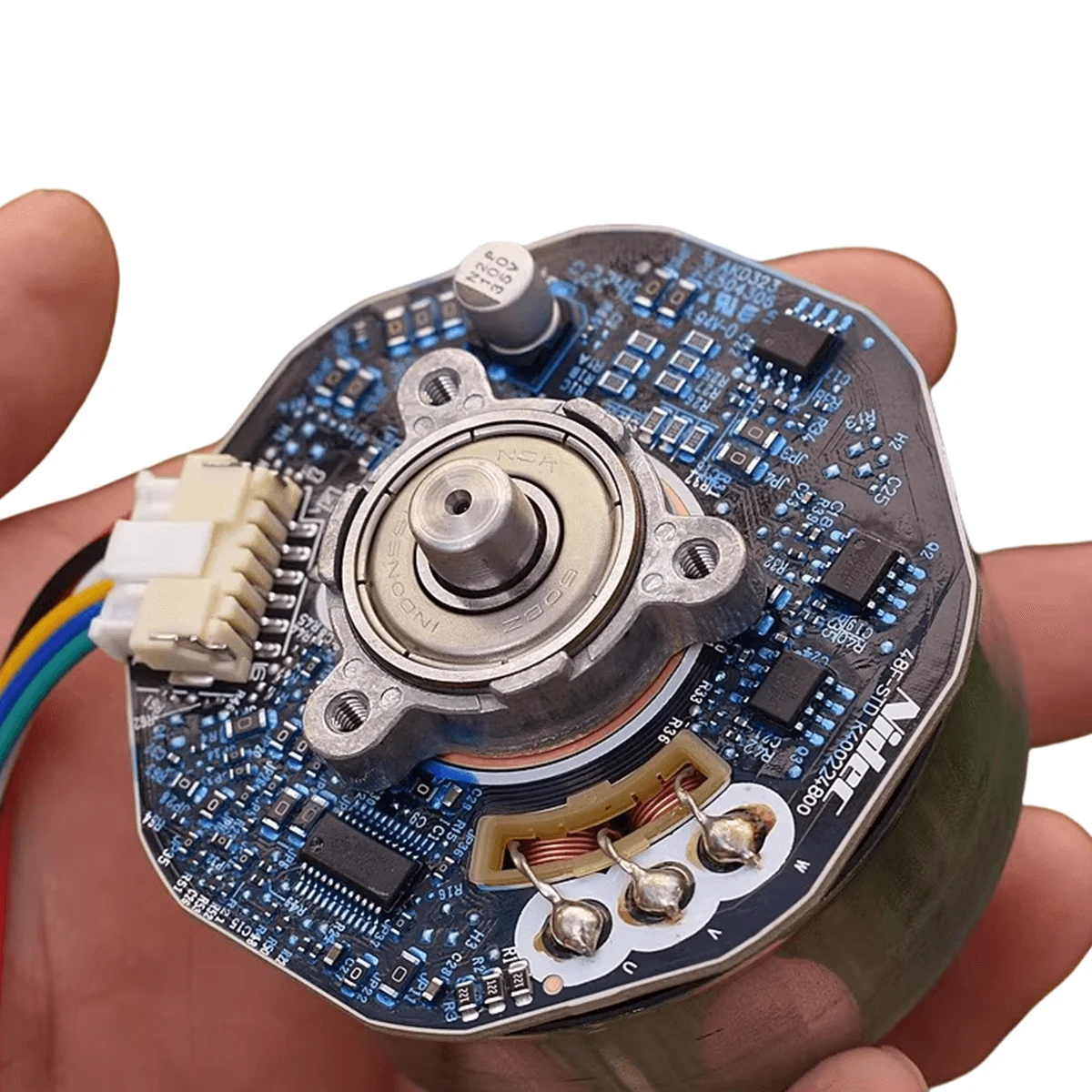 48F704U380 DC24V2500 RPM محرك بدون فرشاة لمروحة تنقية الهواء تصنيع ياباني عالي الجودة