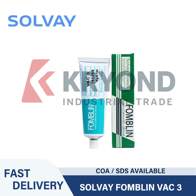 

SOLVAY FOMBLIN VAC 3 VAC 2 Perfluoropolyether Lubricant for Vacuum Systems Bearings and High Temperature Equipment