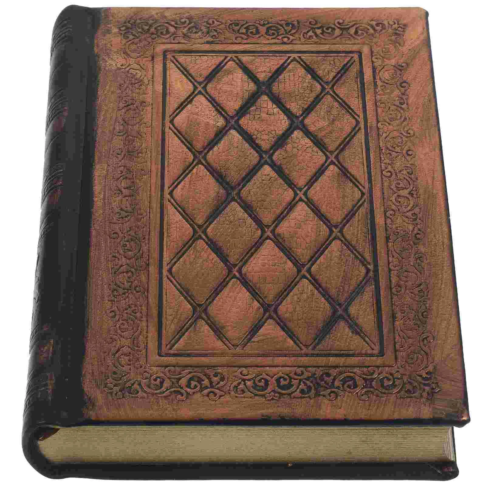 Vintage Bronze Notebook 208 Pu โน้ตบุ๊คแผ่น PU กระดาษคราฟท์สมุดบันทึก Sketch Book Travel Memo