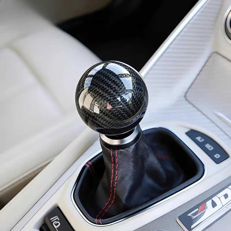 

Carbon fiber gear handle head modified General Motors gear head Manual automatic transmission Shift ball
