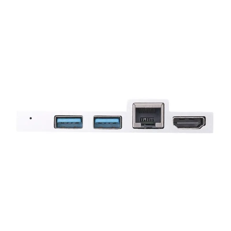 Leading-For Surface Pro 4 5 6 Docking Station Hub With 4K -Compatible TF Card Reader Gigabit Ethernet 2 USB 3.1 Gen 1 Port