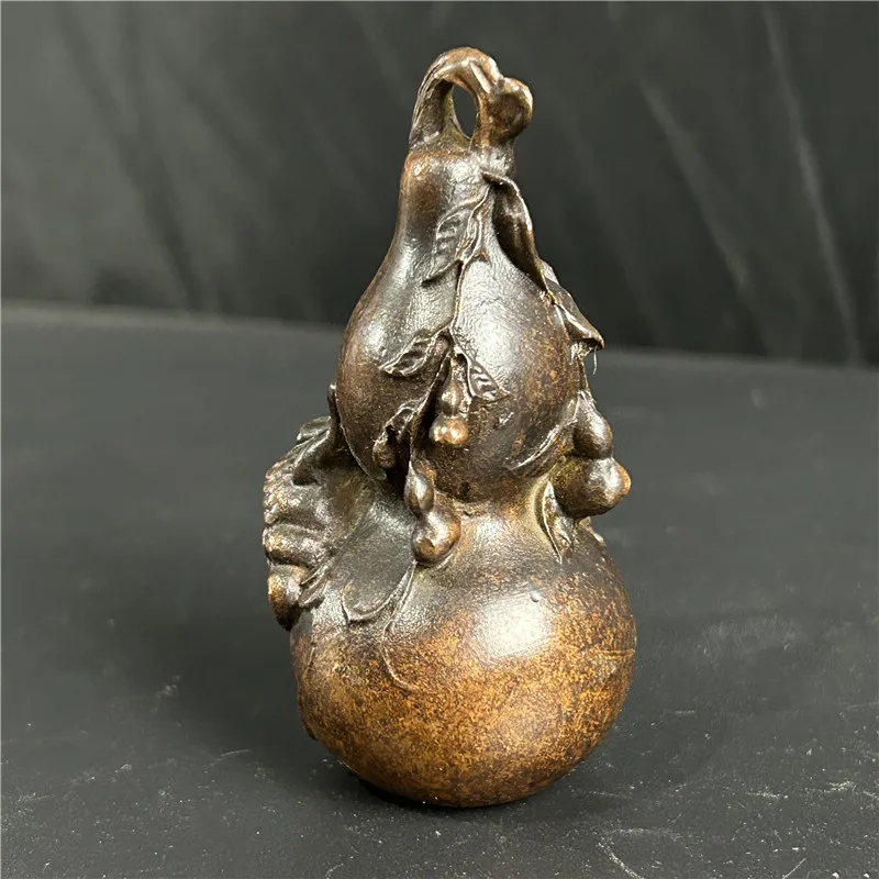 Bronze handicrafts blockbuster gourd with mellow pulp