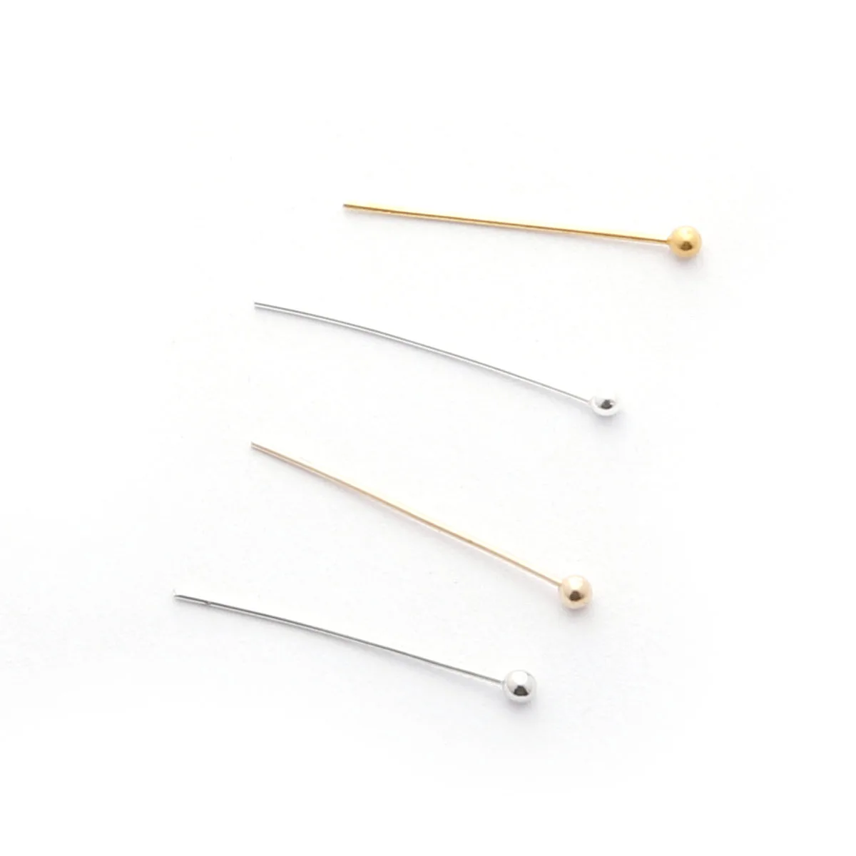 Hot Fashion Approx 100pcs/lot White K Copper Ball pin 20mm FZD001-69