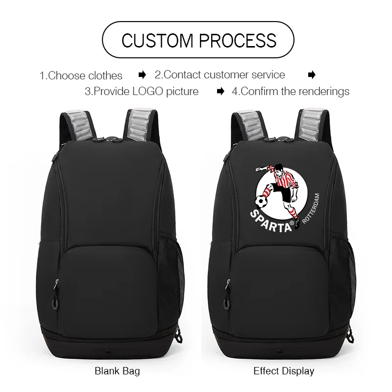 Large Capacity Sports Badminton Racket Backpack Custom logo Basketball Training bag Competition gift Bag personality custom