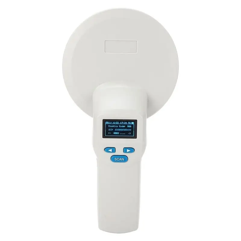 Lector de Microchip Portátil para Animales FEDI, Compatible con FDX-B/EMID/ISO 11784/85, Lee 20000 Registros de Datos, Escáner de Microchip para Mascotas