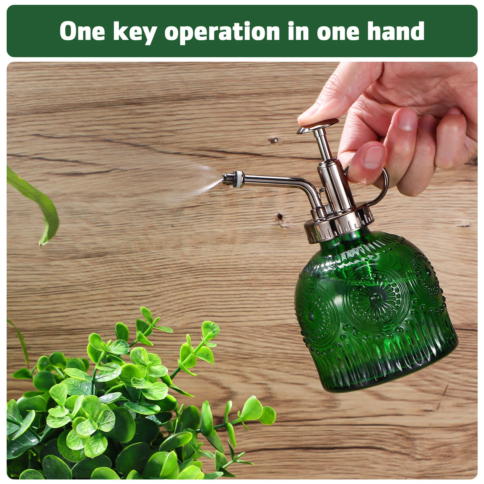 

SEWOART Glass Watering Can Spray Bottle for Plants Mini Mister Garden Tool Small Plant Sprayer