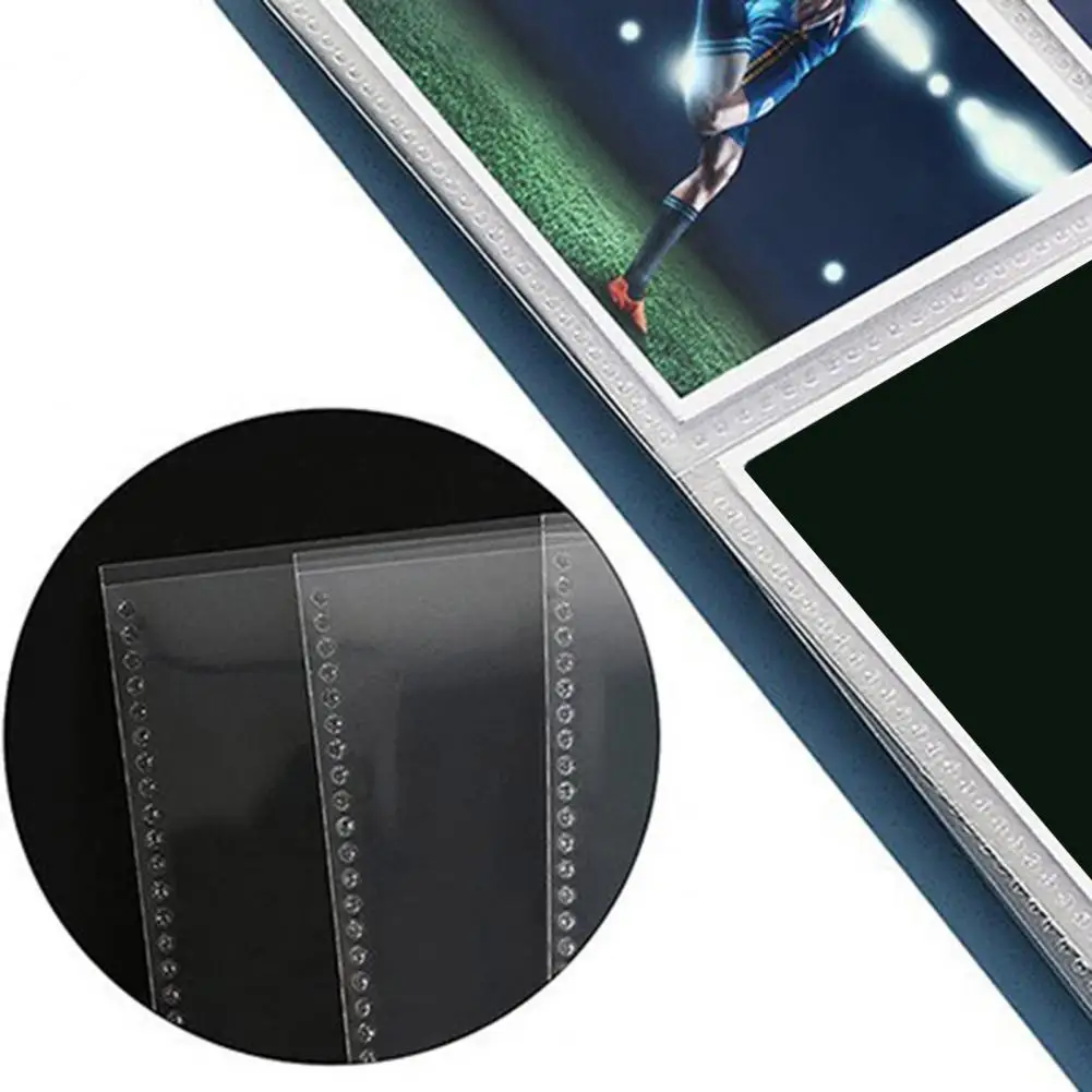 Transparent Card Pockets Card Holder for Binder 30 Pcs 9 Pocket Card Sleeves Binder Pages Plastic Trading Album for Game