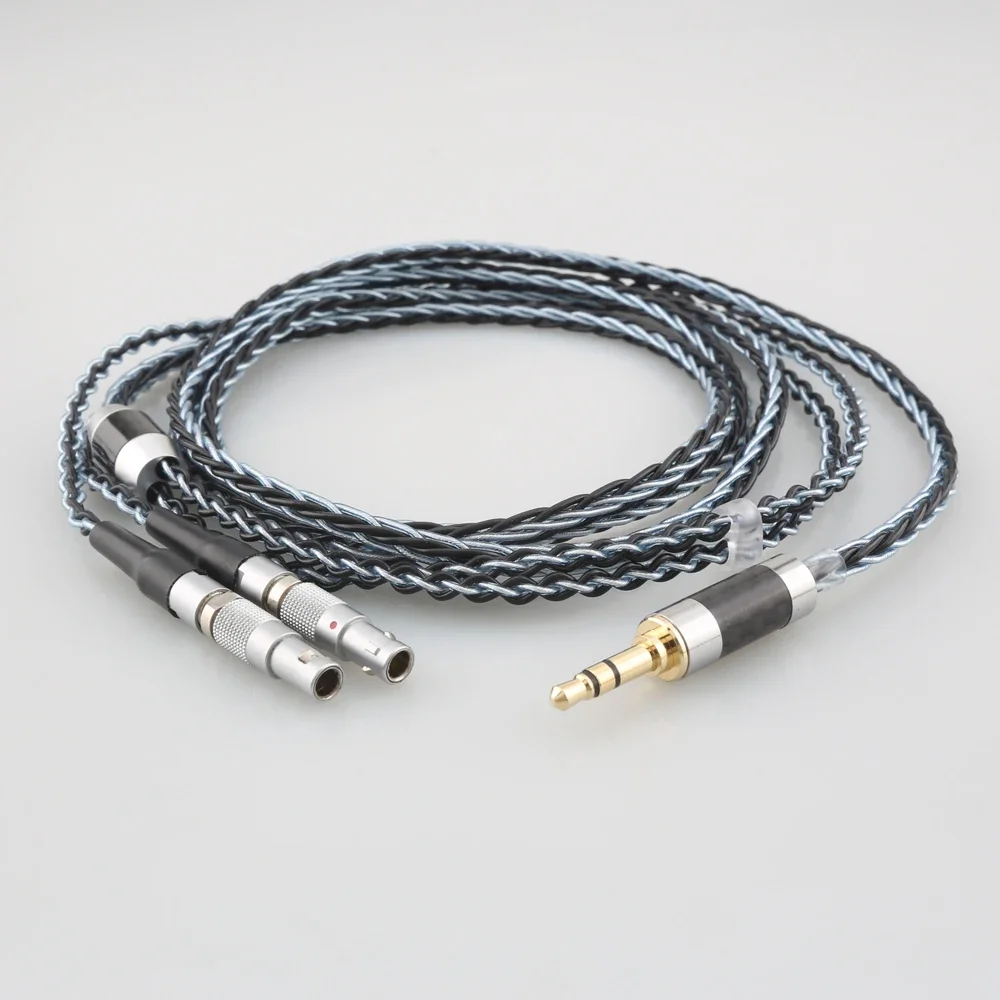 Audiocrast 8Core 7N OCC Earphone Cable For Ultrasone Veritas Jubilee 25E 15 Edition ED 8EX ED15 Headphone